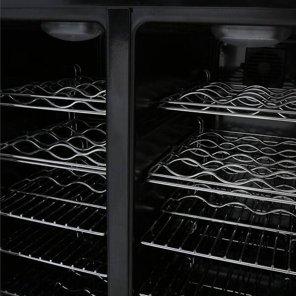 Shop Magic Chef Mcwbc24d 23 Wide 42 Bottle 114 Can Capacity Built In Wine Stainless Steel Overstock 28388799