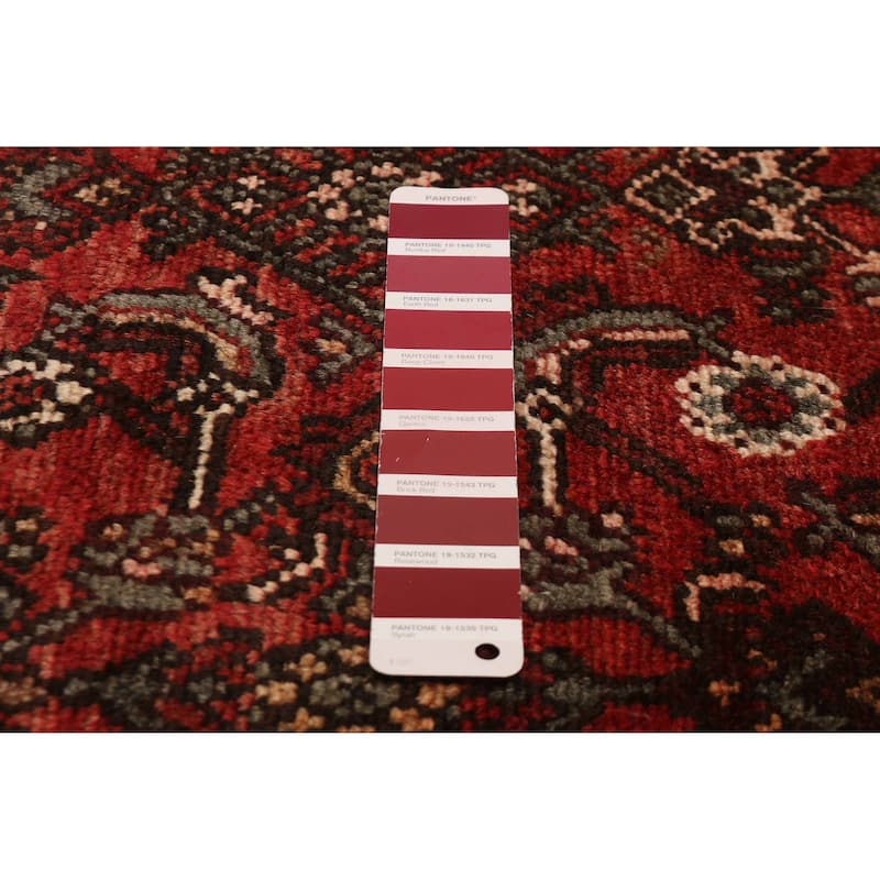 ECARPETGALLERY Hand-knotted Andelz Red Wool Rug - 2'11 x 8'8