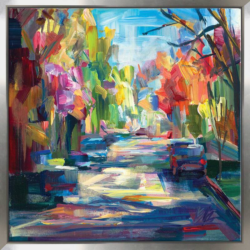 "Jeweled Morning" by Brooke Borcherding Print on Floating Canvas