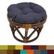 preview thumbnail 1 of 17, Bali 18-inch Footstool with Solid Outdoor Cushion