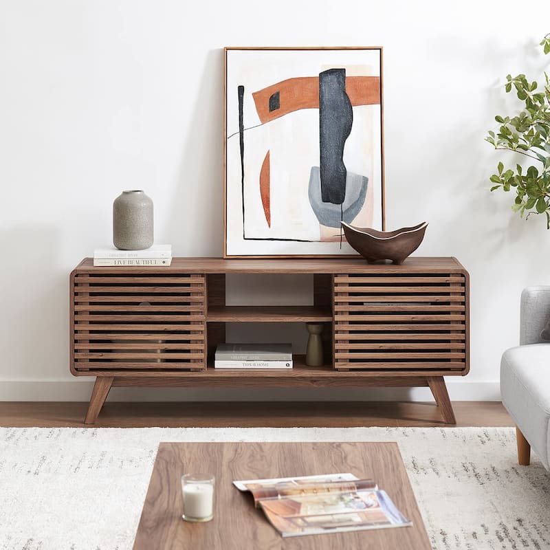 Mopio Ensley 59" Mid-Century Modern Tall TV Stand
