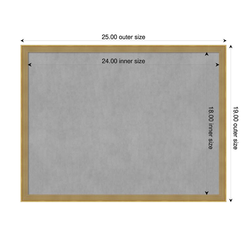 Amanti Art Incline Black Framed - 25 x 19 in - Incline Dark Gold