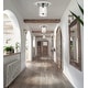 preview thumbnail 12 of 24, Orbe 10.25" Metal/Glass LED Flush Mount, by JONATHAN Y