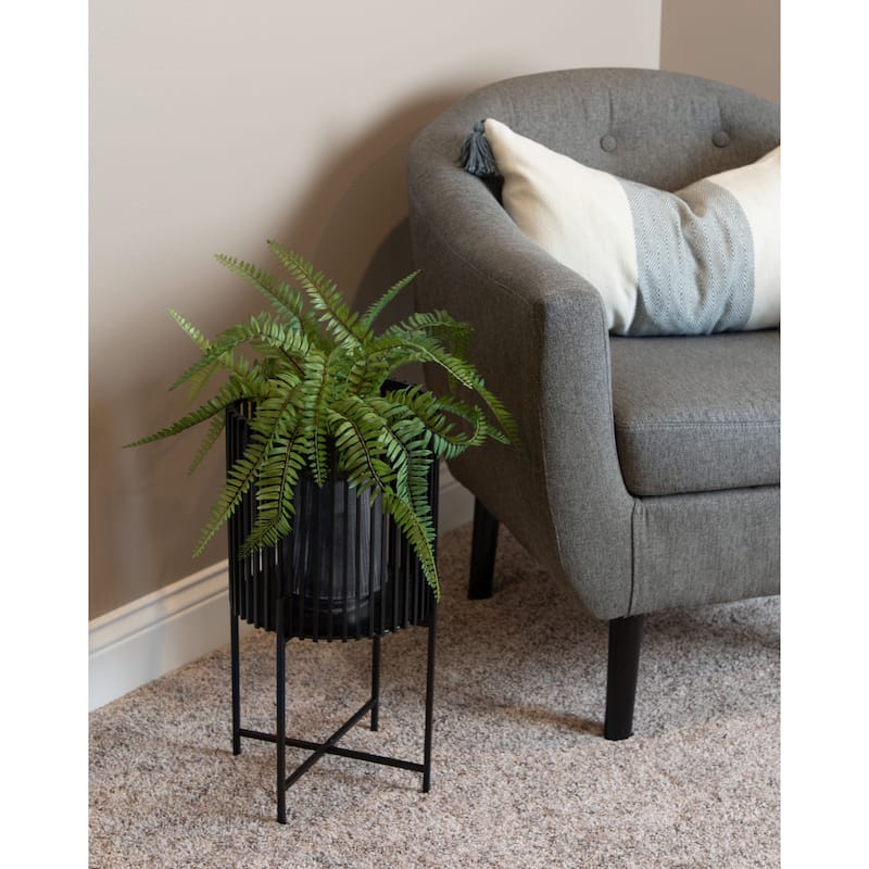 Kate and Laurel Paynter Metal Floor Planter Set - 2 Piece