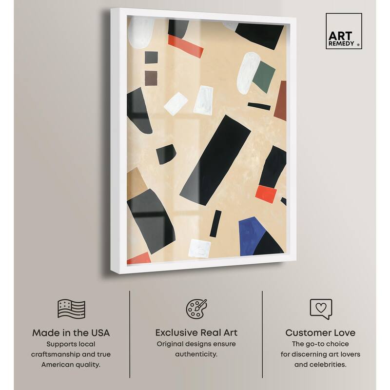 Mindscape Mosaic I Shadowbox by Art Remedy