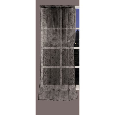 Halloween Spider Web Curtain