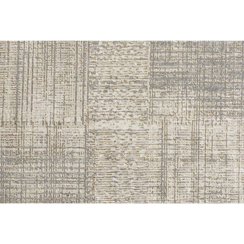 Zezex Abstract Stain Resistant Area Rug By HomeRoots - 8' Runner