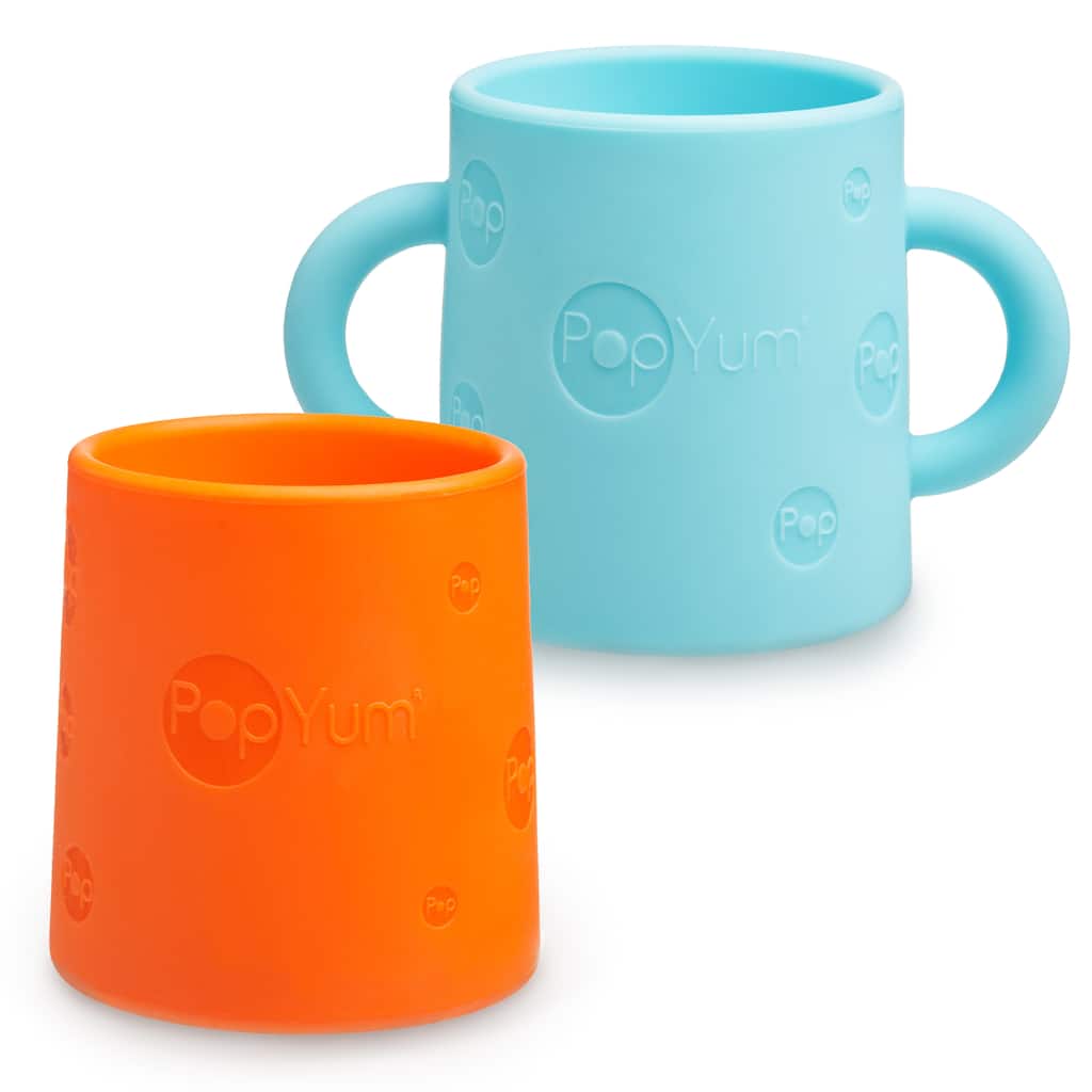PopYum Silicone Training Cup, 2-Pack