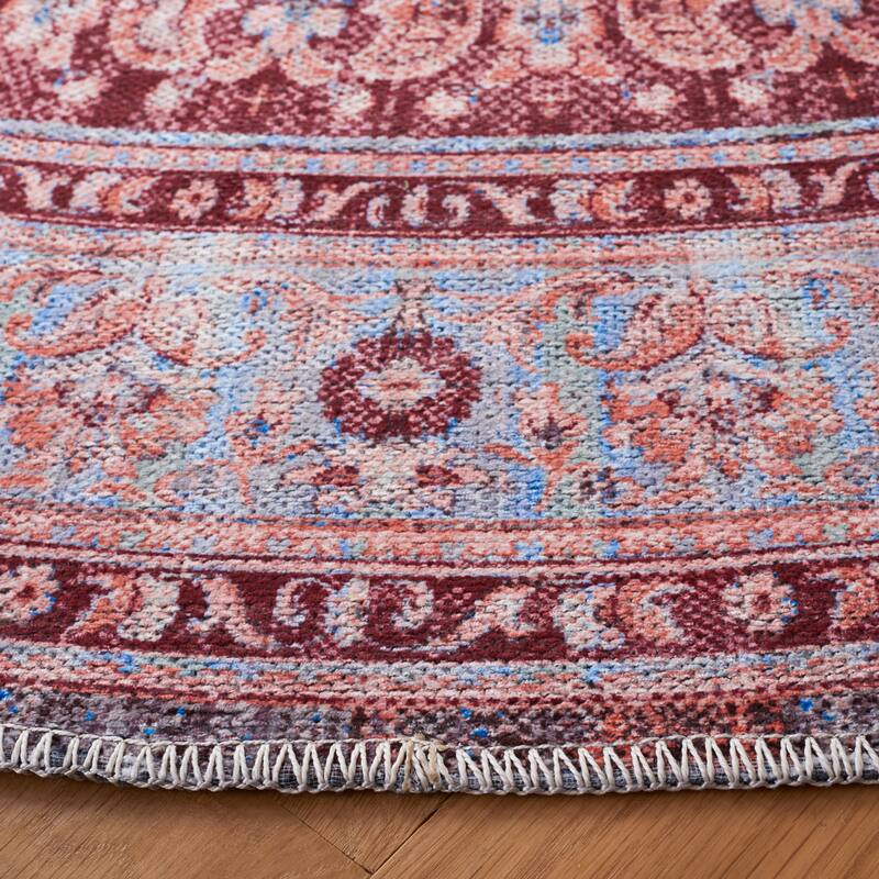 SAFAVIEH Serapi Machine Washable Netta Shabby Chic Distressed Rug