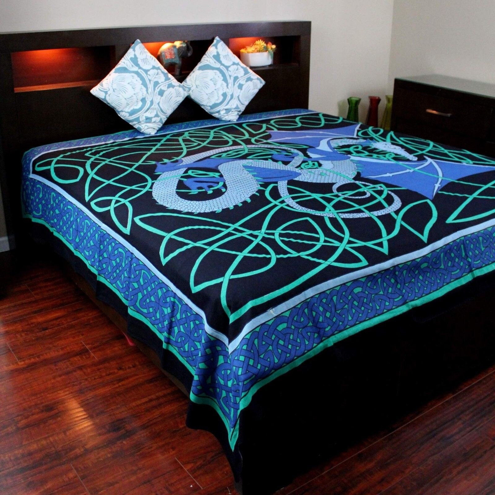 Home Garden Celestial Yin Yang Tapestry Cotton Tablecloth