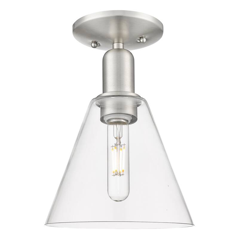 Innovations Lighting Endless Possibilities Arcadia - Berkshire Glass - 1 Light 8" Semi-Flush Mount