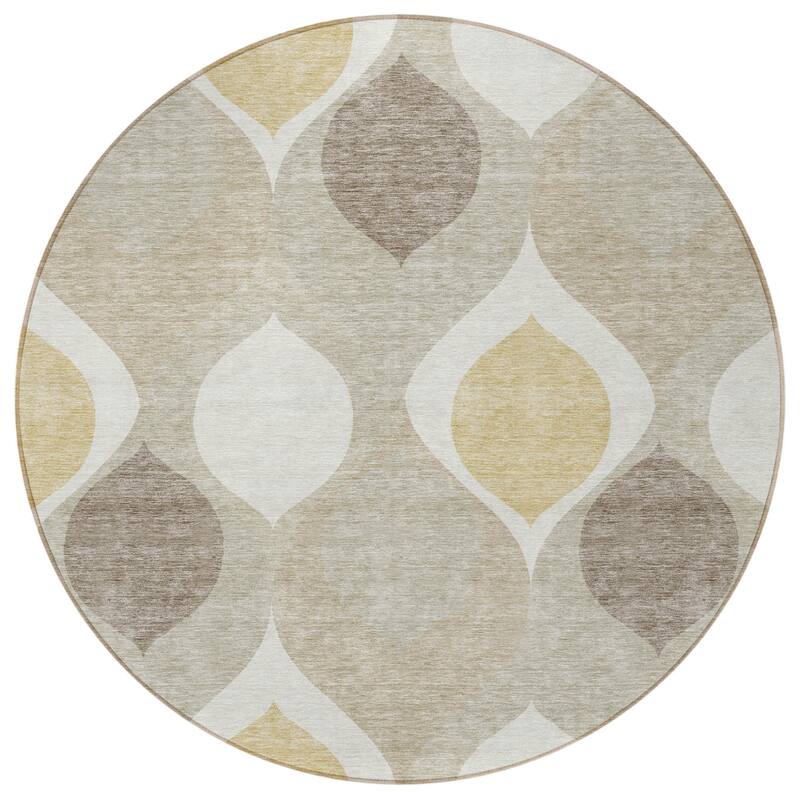 HomeRoots Ogee Transitional Rectangle Outdoor Rug