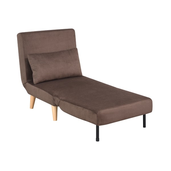 Convertible Upholstered Sofa Bed Sleeper Chair Overstock 31946748