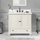 preview thumbnail 2 of 16, Thompson 36 in. Single Sink Bathroom Vanity with Engineered Stone Top - 37"W x 22"D x 35"H