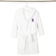 preview thumbnail 77 of 78, Sweet Kids 100% Polyester SUPER PLUSH Double Brushed Hooded Bathrobe with Purple Bookman Monogram