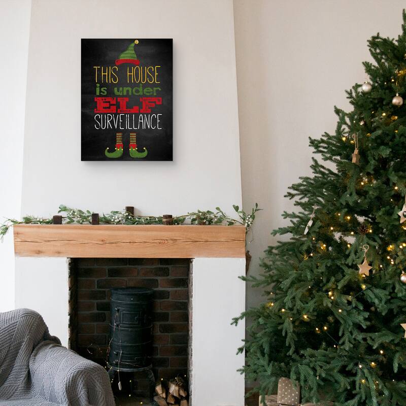 Elf Surveillance Canvas Art Print