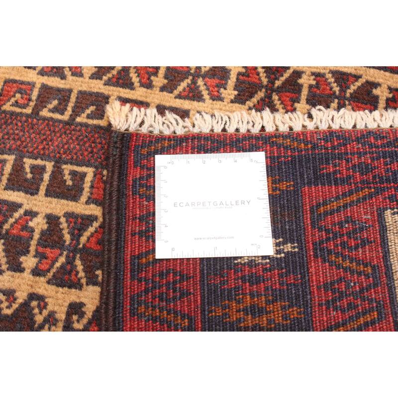 ECARPETGALLERY Hand-knotted Teimani Beige Wool Rug - 2'8 x 4'4