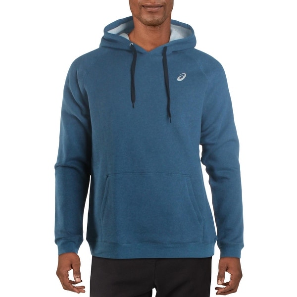 Asics Mens Hoodie Sweatshirt Fitness - Mako Blue Heather. Opens flyout.