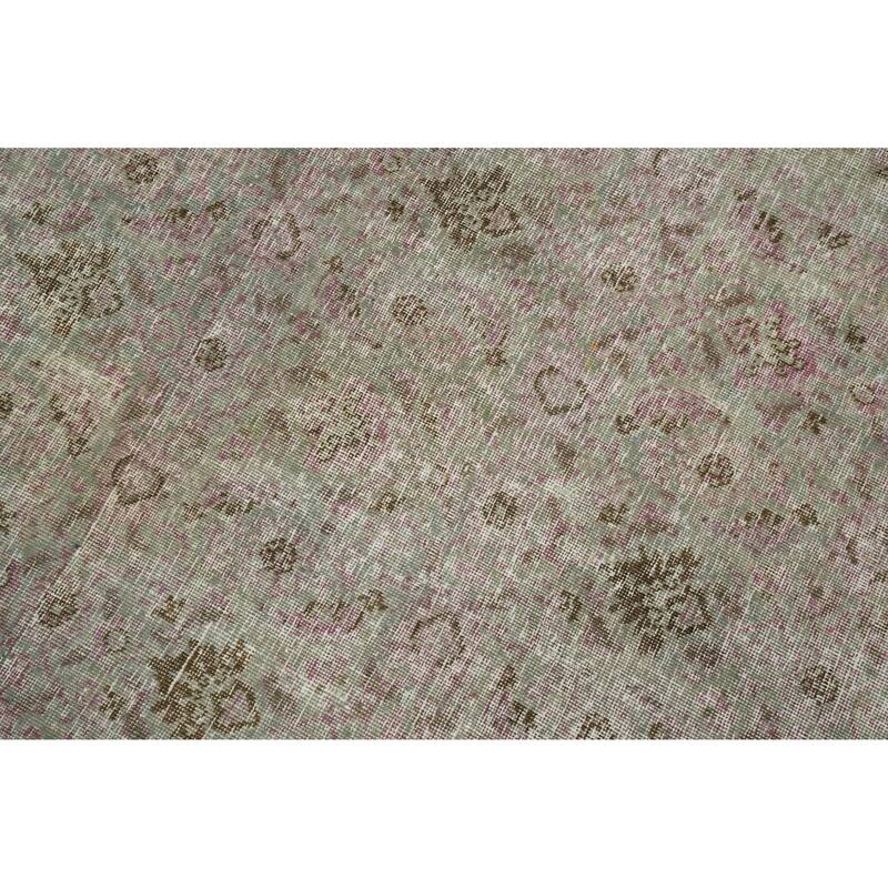 Hand Knotted Oriental 100% Wool Carpet Traditional All-Over Green Mahal Area Rug - 12' 3'' X 8' 9''