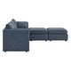 preview thumbnail 143 of 179, Mia Oversized Modular Sectional Fabric Sofa