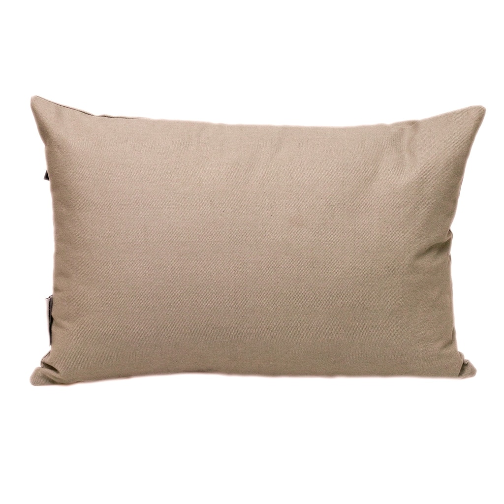 Cotton Rectangular Throw Pillow - 18" - Tan Beige