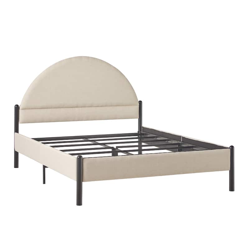 Middlebrook Designs Modern Arch Headboard Queen Bedframe