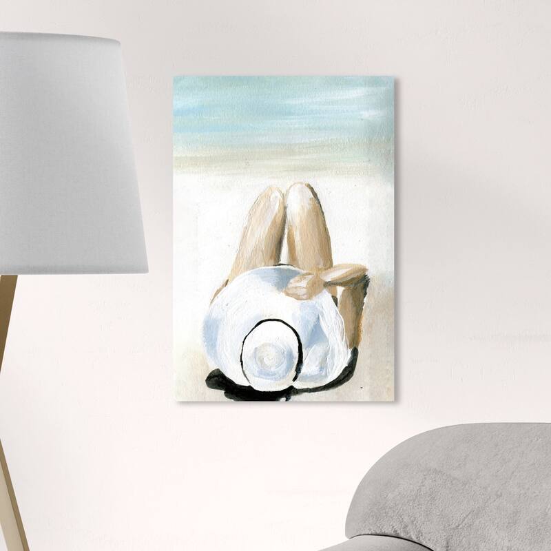 Wynwood Studio 'Private Island' Nautical and Coastal Wall Art Canvas Print Coastal - White, Blue - 16 x 24