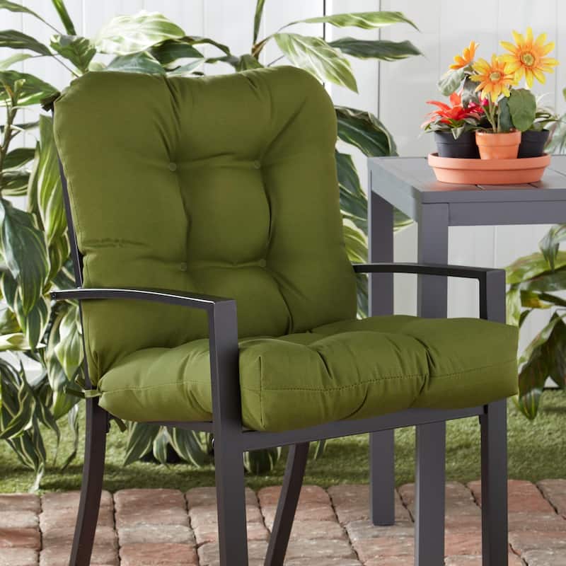 Outdoor Tufted Dining Chair Cushion