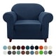 preview thumbnail 68 of 93, Subrtex Stretch Armchair Slipcover 1 Piece Spandex Furniture Protector Navy