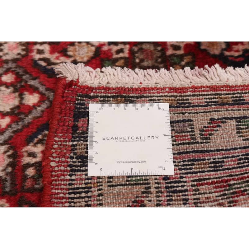 ECARPETGALLERY Hand-knotted Andelz Red Wool Rug - 2'4 x 9'6