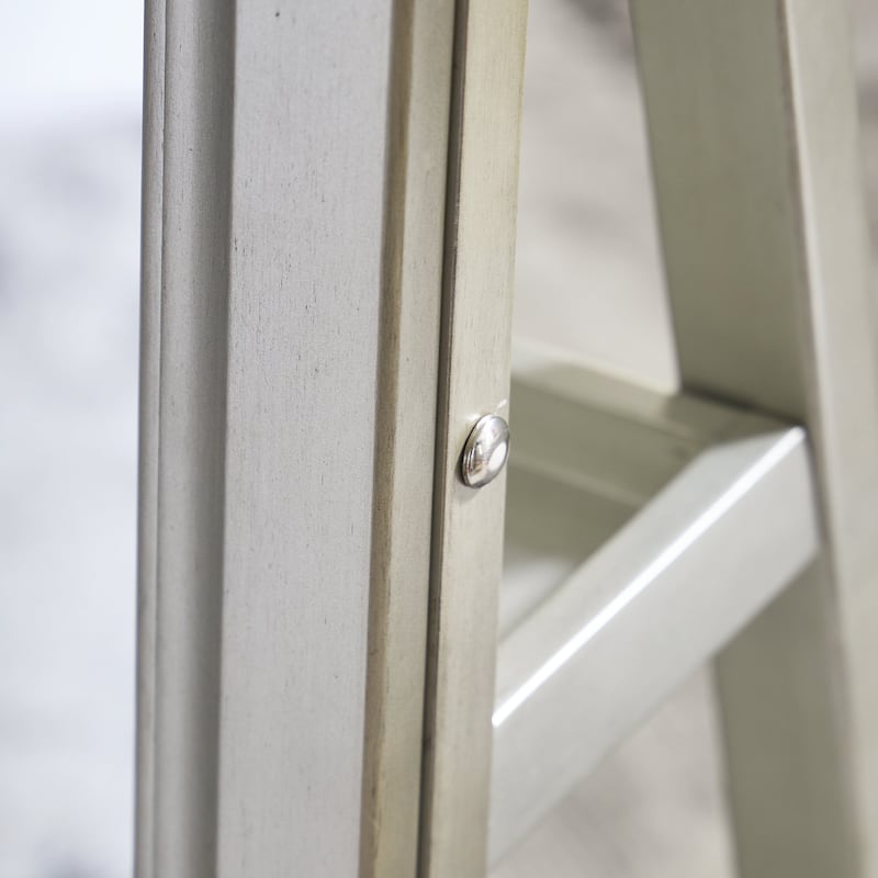 Signature Design by Ashley Evesen Gray Floor Standing Mirror with Storage - 28" W x 1.7" D x 66" H
