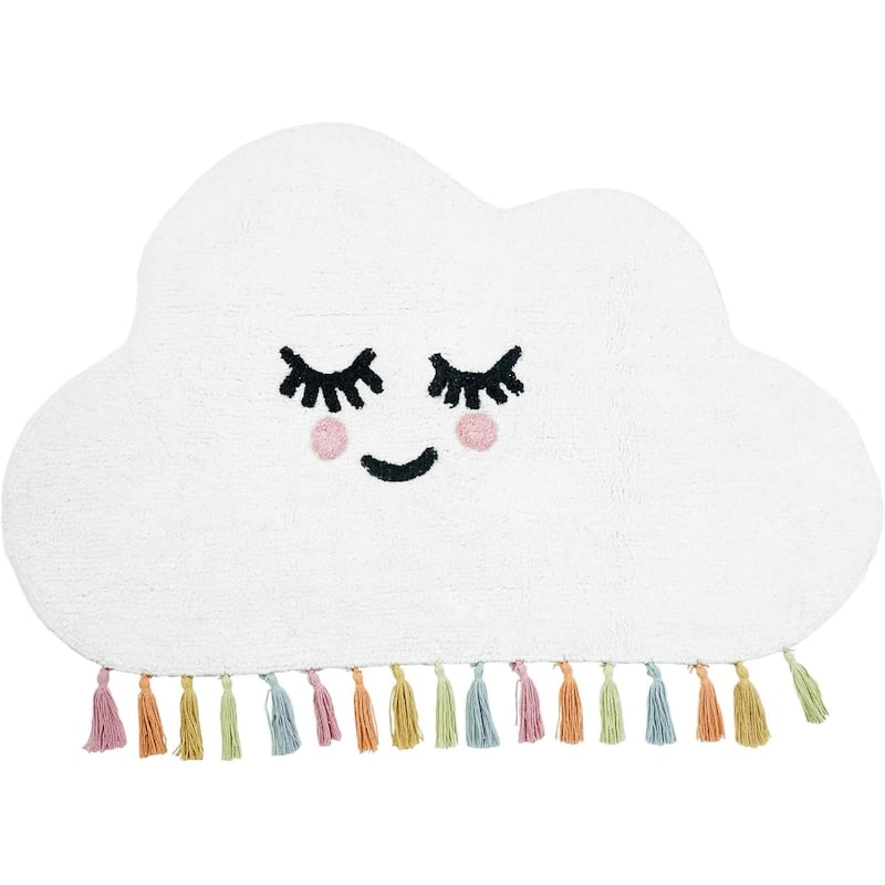HomeRoots Juvenile/Youth Contemporary Novelty Area Rug - 40.00 in. x 24.00 in. x 0.30 in.