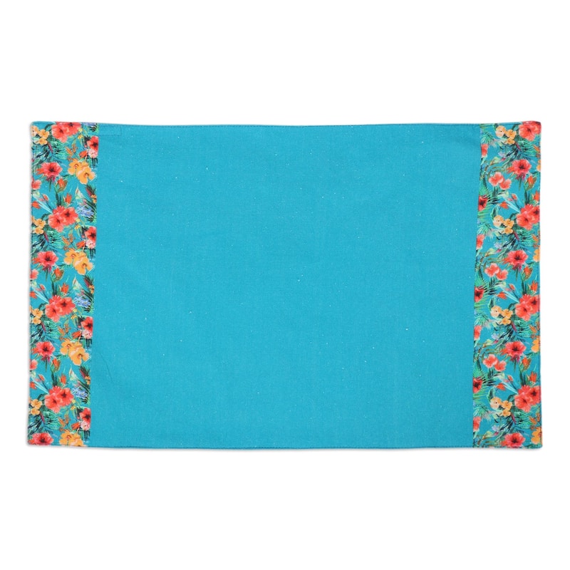 Novica Handmade Floral Greetings Placemat And Napkin Set (Set For 4)