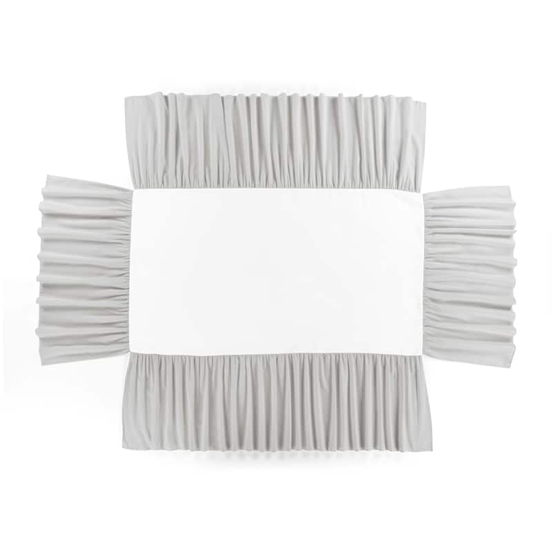 Lush Decor Ruffle Crib Skirt Single - 52" x 28"