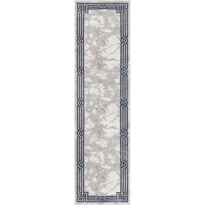 Well Woven Fairmont Huntington Retro Mosaic Marble Pattern Area Rug