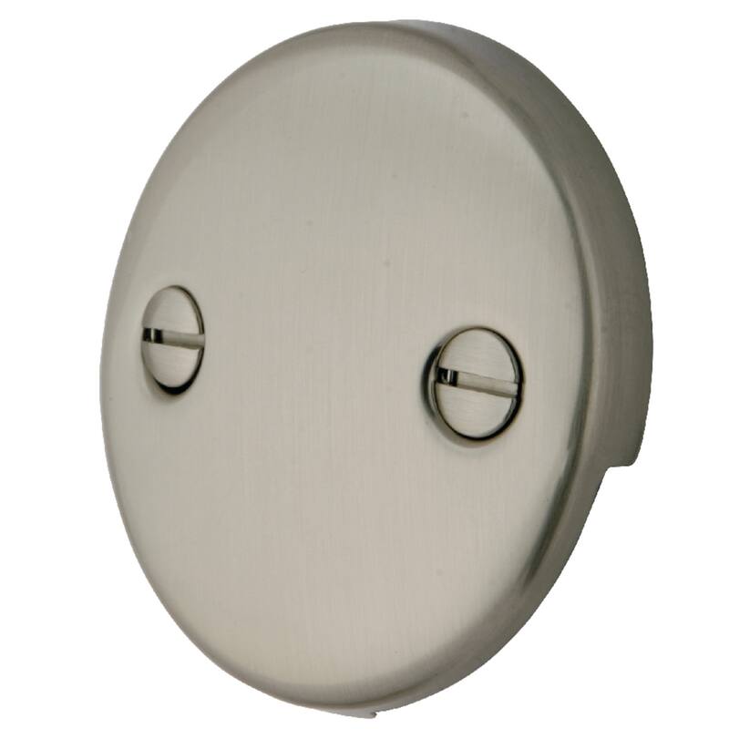 Made To Match Bathtub Overflow Plate - Brushed Nickel