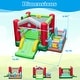preview thumbnail 4 of 6, 4-in-1 Inflatable Bounce House with Basketball Hoop and 480W Blower - 10.9 ft x 10.7 ft x 6.9 ft