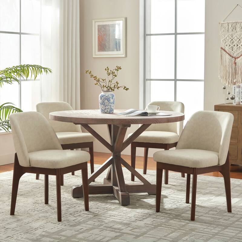 Set of 4 Solid Wood Dining Chair
