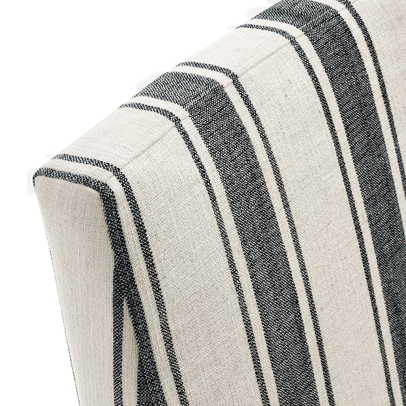Tessera Striped Slipcovered Dining Side Chair