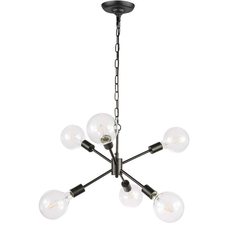 Maya 16-Inch Clear 6-Light Pendant