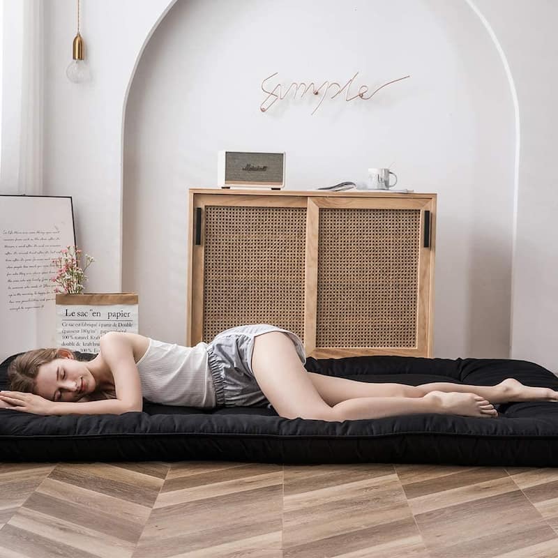 Traditional Japanese Foldable & Portable Floor Futon Mattress