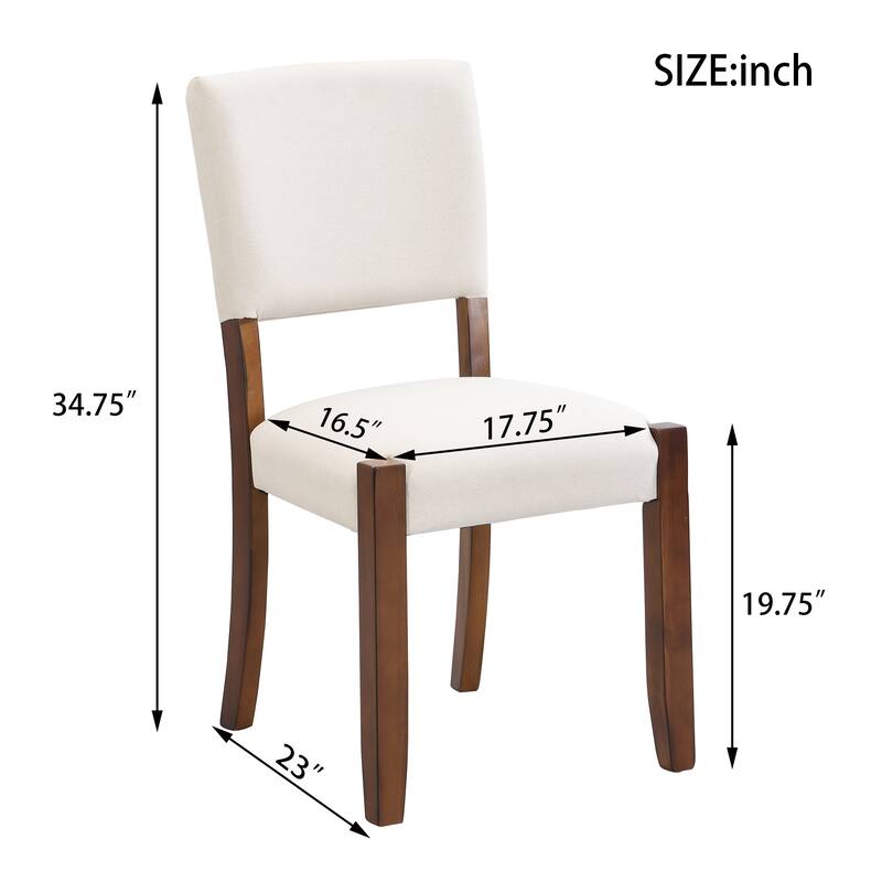 Set of 4 Space-Saving Ergonomic Dining Chairs