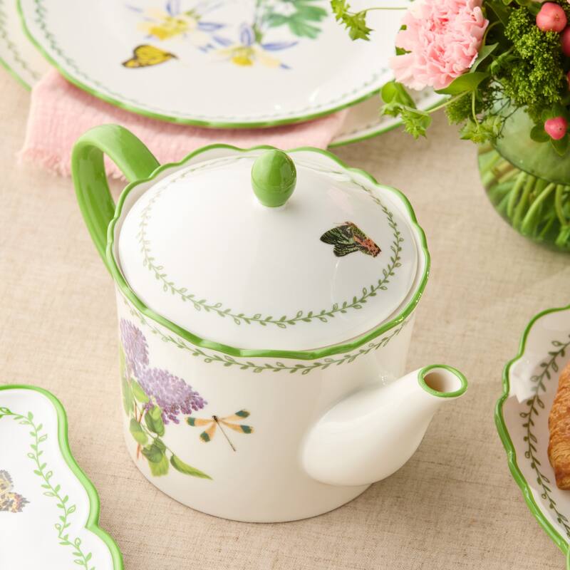 Certified International Mirabella 36 oz.Teapot - 10.25"L x 5.75"W x 6.75"H