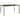 Frond and Form 59 Inch  By 35.4 Inch  Outdoor Steel Rectangular Dining Table