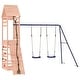 preview thumbnail 14 of 18, vidaXL Swing Set Outdoor Backyard Wooden Playground Equipment for Kids Age 3-8
