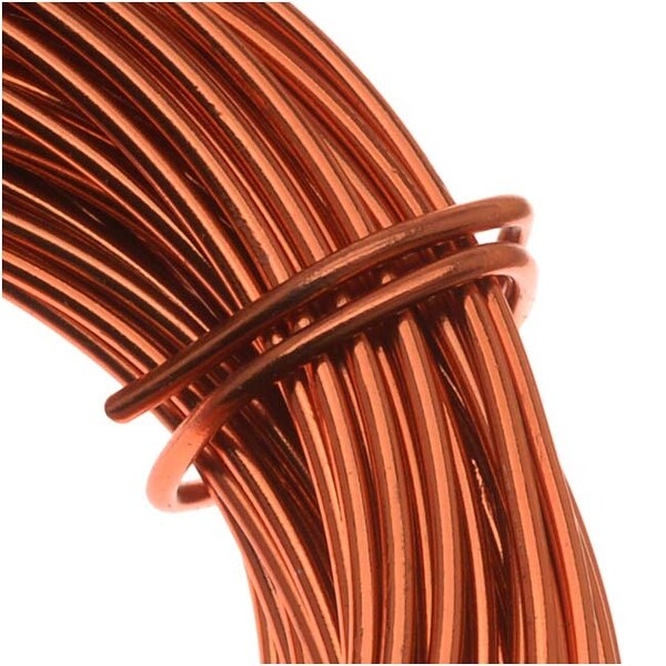 Shop Aluminum Craft Wire Copper Color 18 Gauge 39 Feet (11 ...
