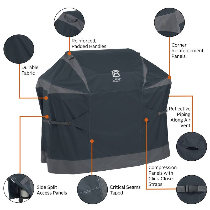 Classic Accessories StormPro RainProof BBQ Grill Cover
