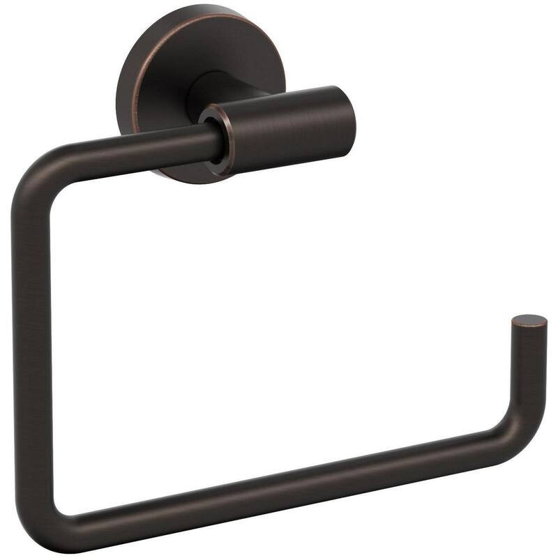 Amerock Arrondi 6-7/16" Wall Mounted Towel Ring - Oil Rubbed Bronze