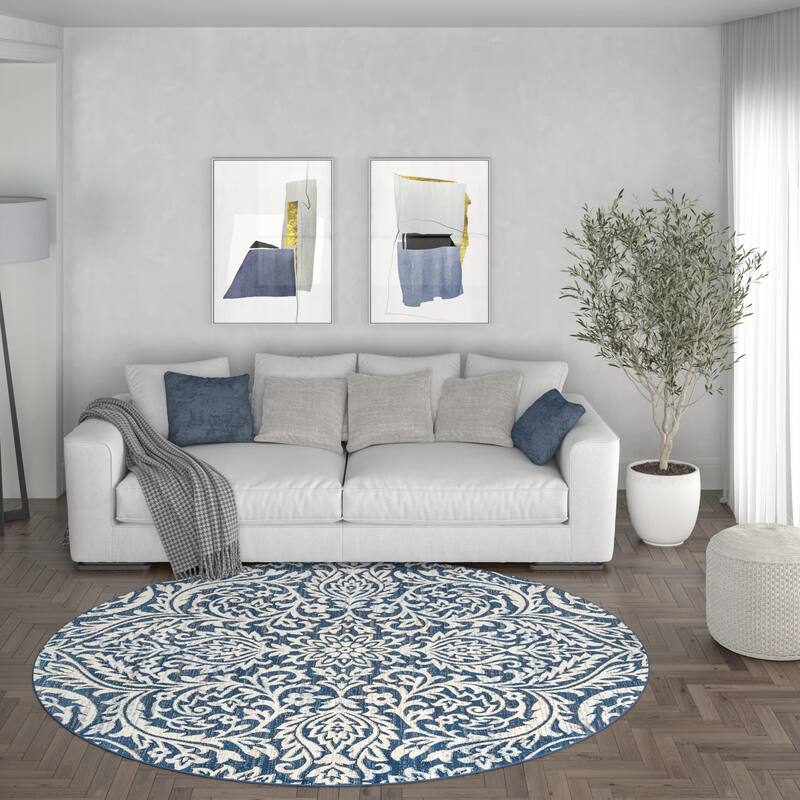 Carrington Farmhouse Floral & Botanical Indoor Area Rug