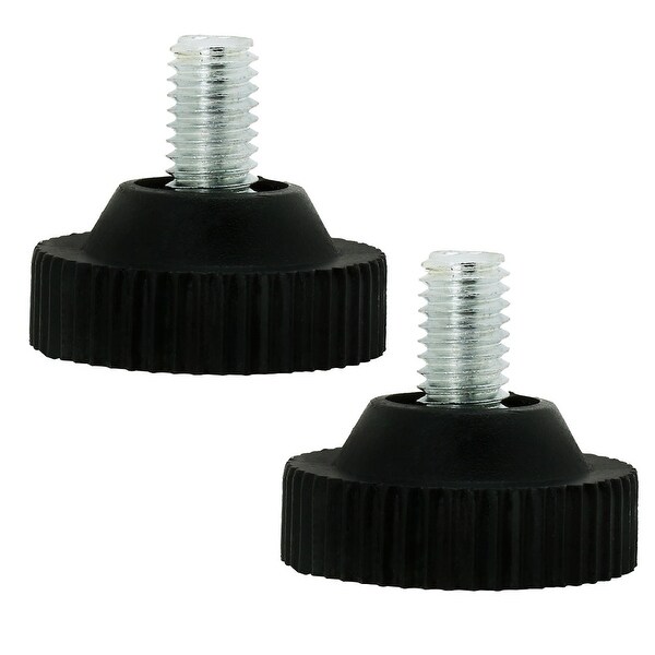 M8 x 12 x 30mm Furniture Glide Leveling Feet Adjustable Leveler Surface Protection for Chair Leg 2pcs